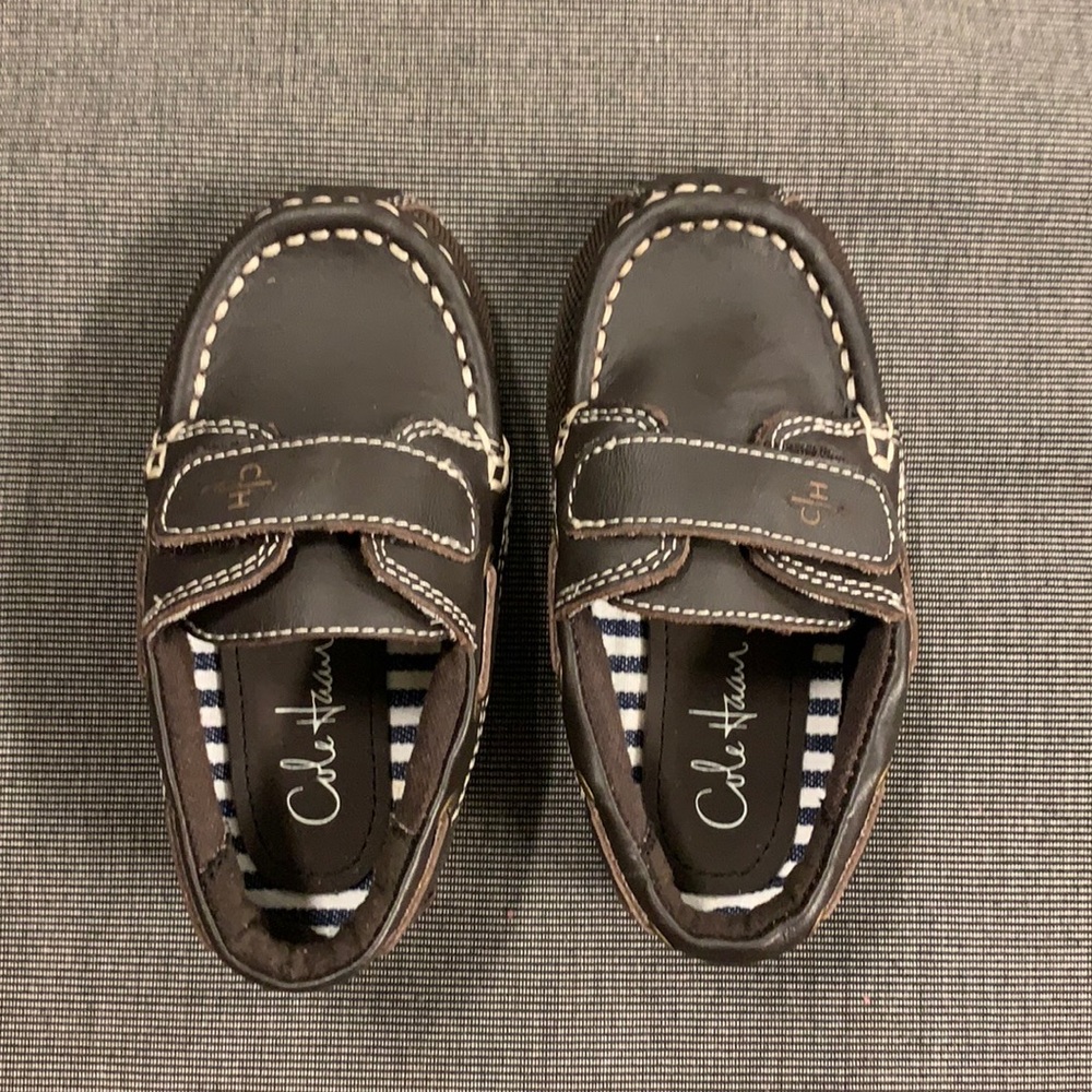 Baby Boy cole haan brown loafers
